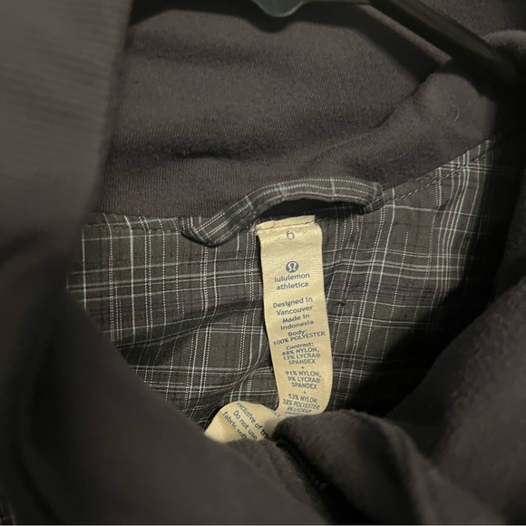 Lululemon Grey Plaid Jacket - Picture 2 of 6